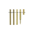 Роскошные Золотые металла гелевая ручка с колпачком ЛТ-L456